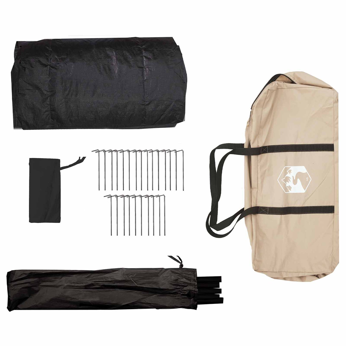 Family Tent Cream 12-Person Polycotton