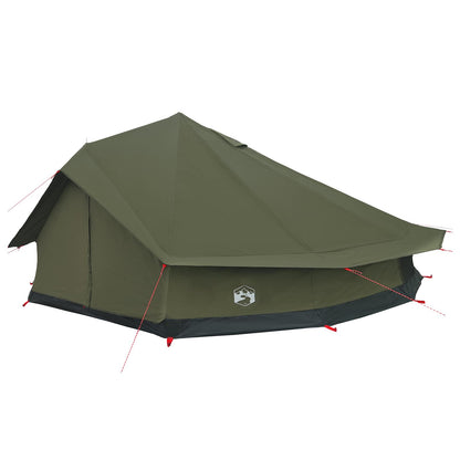 Family Tent Army Green 12-Person Polycotton