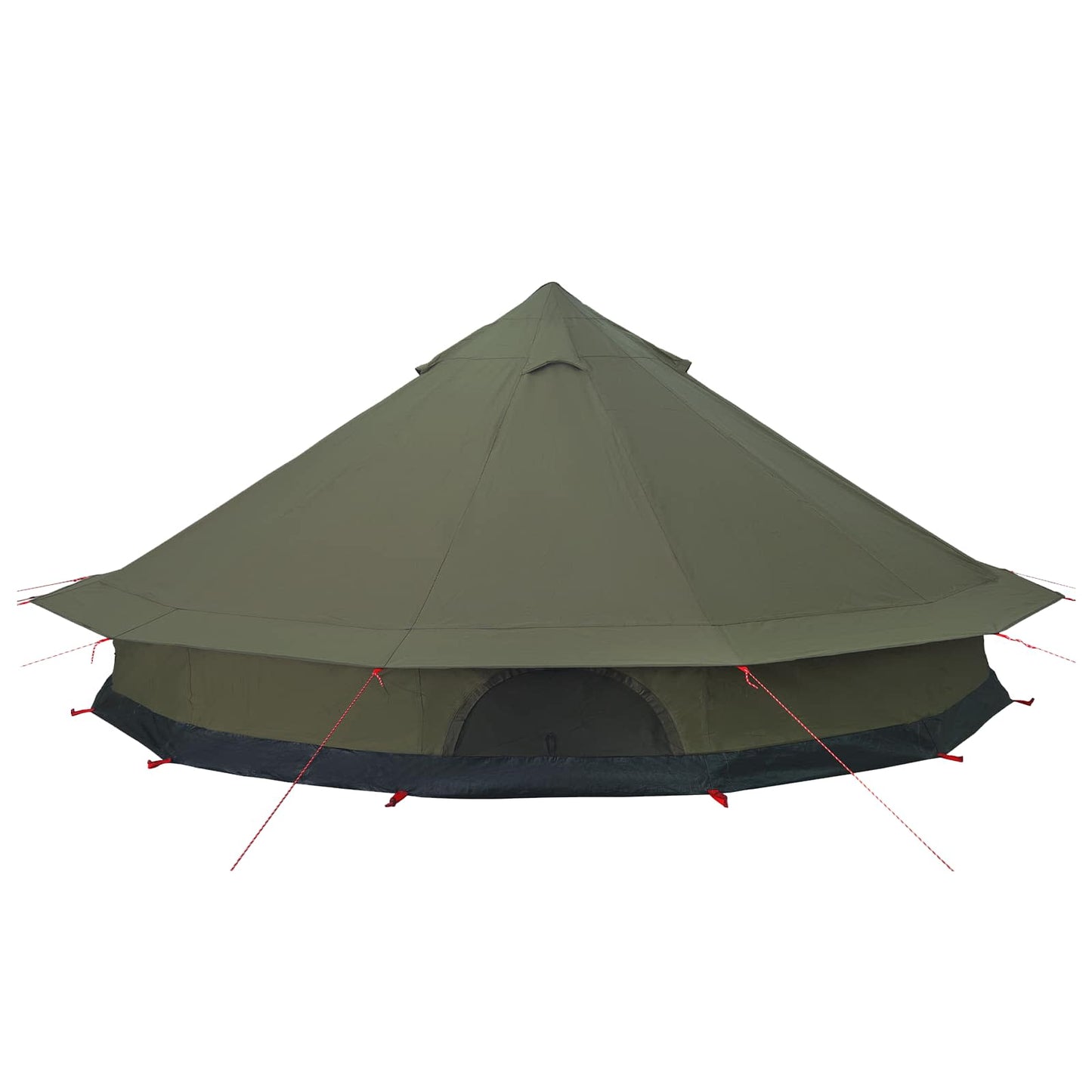 Family Tent Army Green 12-Person Polycotton