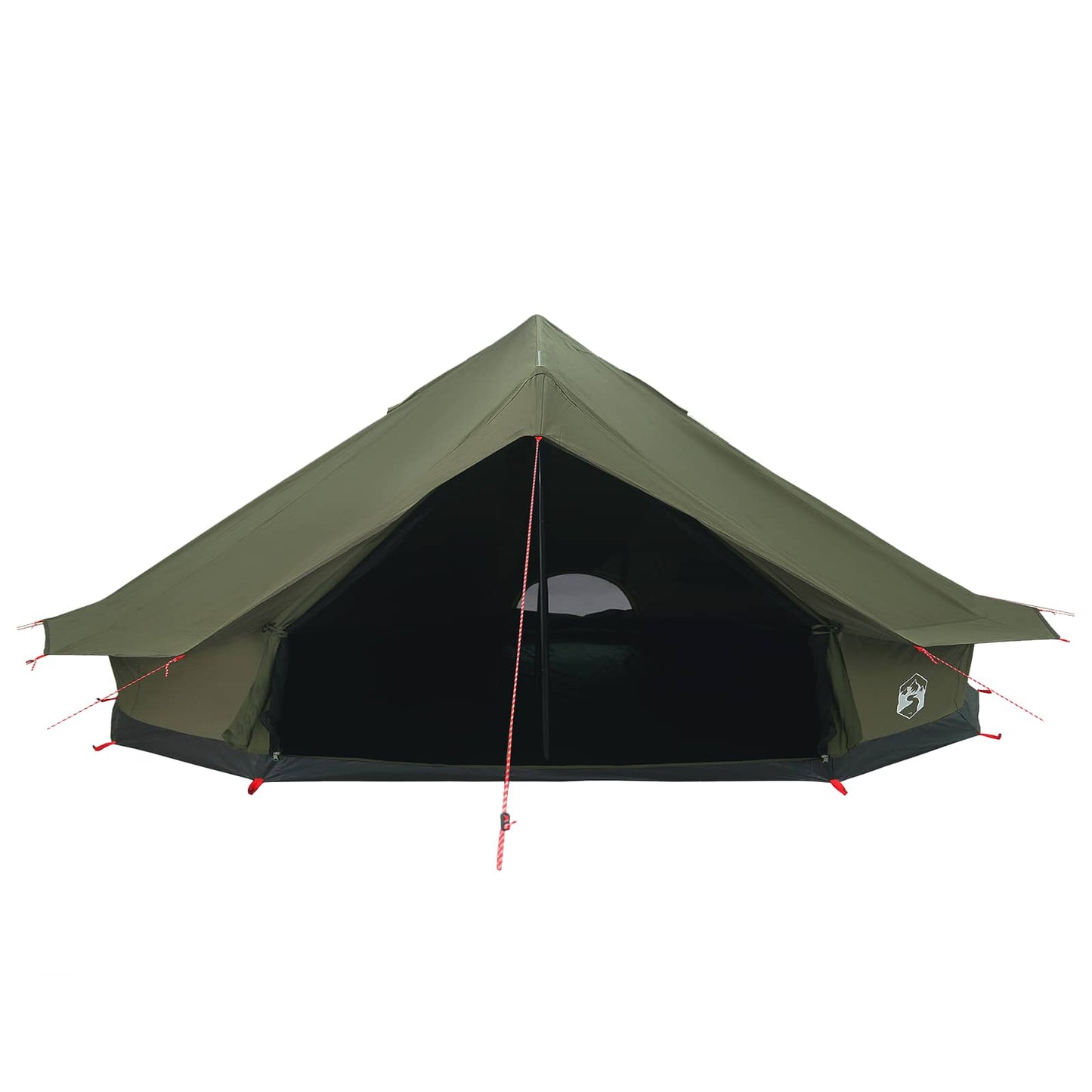 Family Tent Army Green 12-Person Polycotton