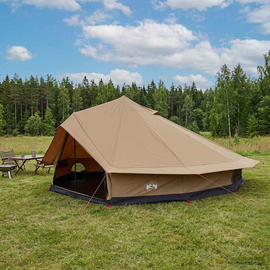 Family Tent Brown 12-Person Polycotton