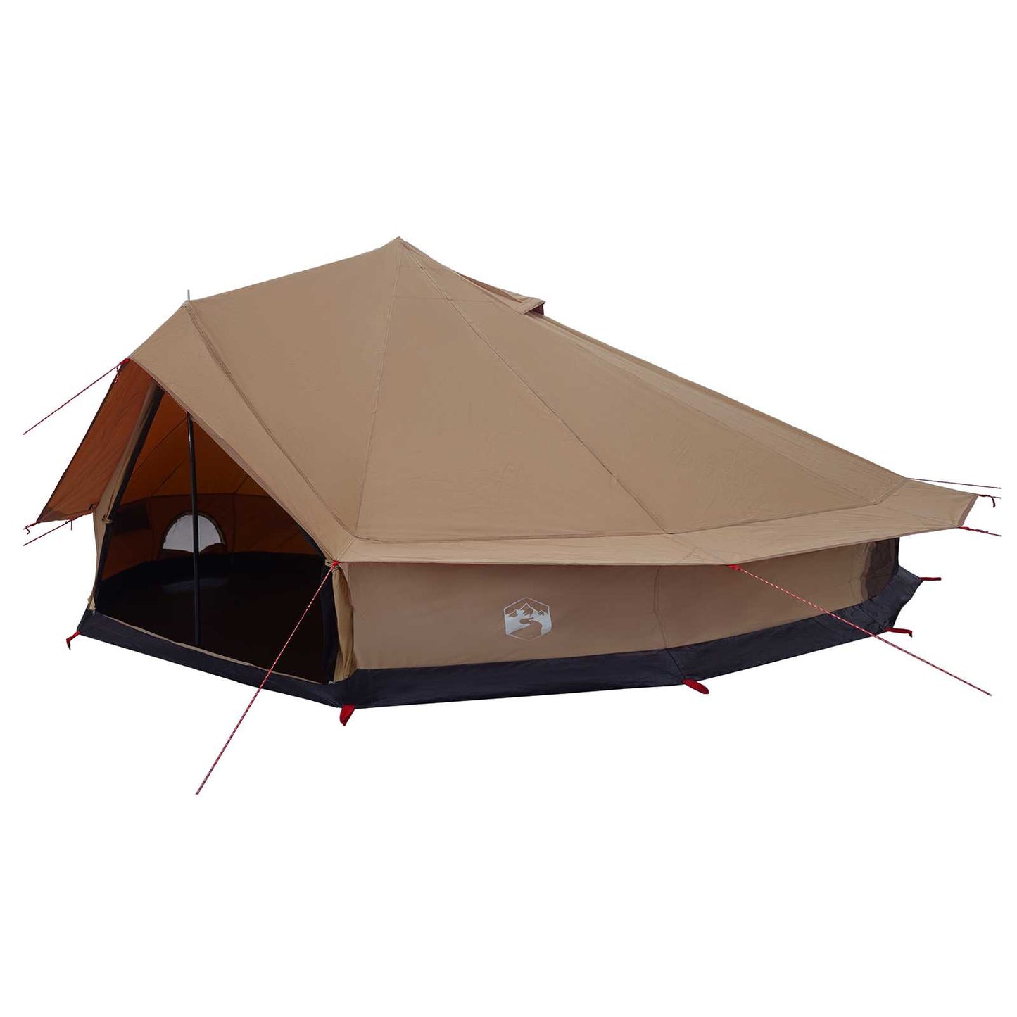 Family Tent Brown 12-Person Polycotton