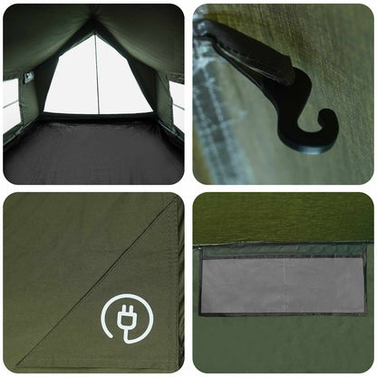 Cabin Tent Army Green 340 x 246 x 210 cm Polycotton