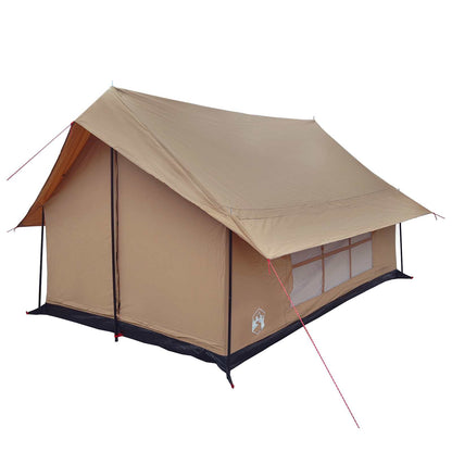 Cabin Tent Brown 340 x 246 x 210 cm Polycotton