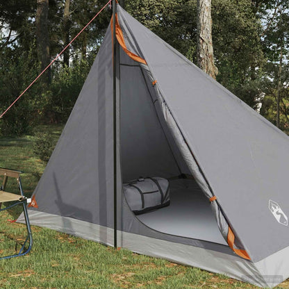 Backpacking Tent Grey and Orange 4-Person