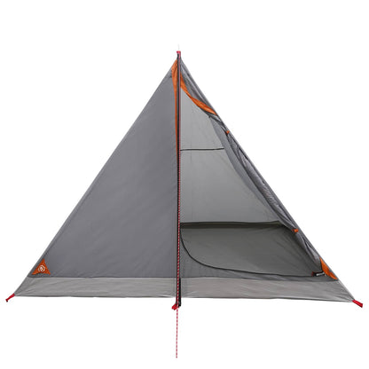 Backpacking Tent Grey and Orange 4-Person