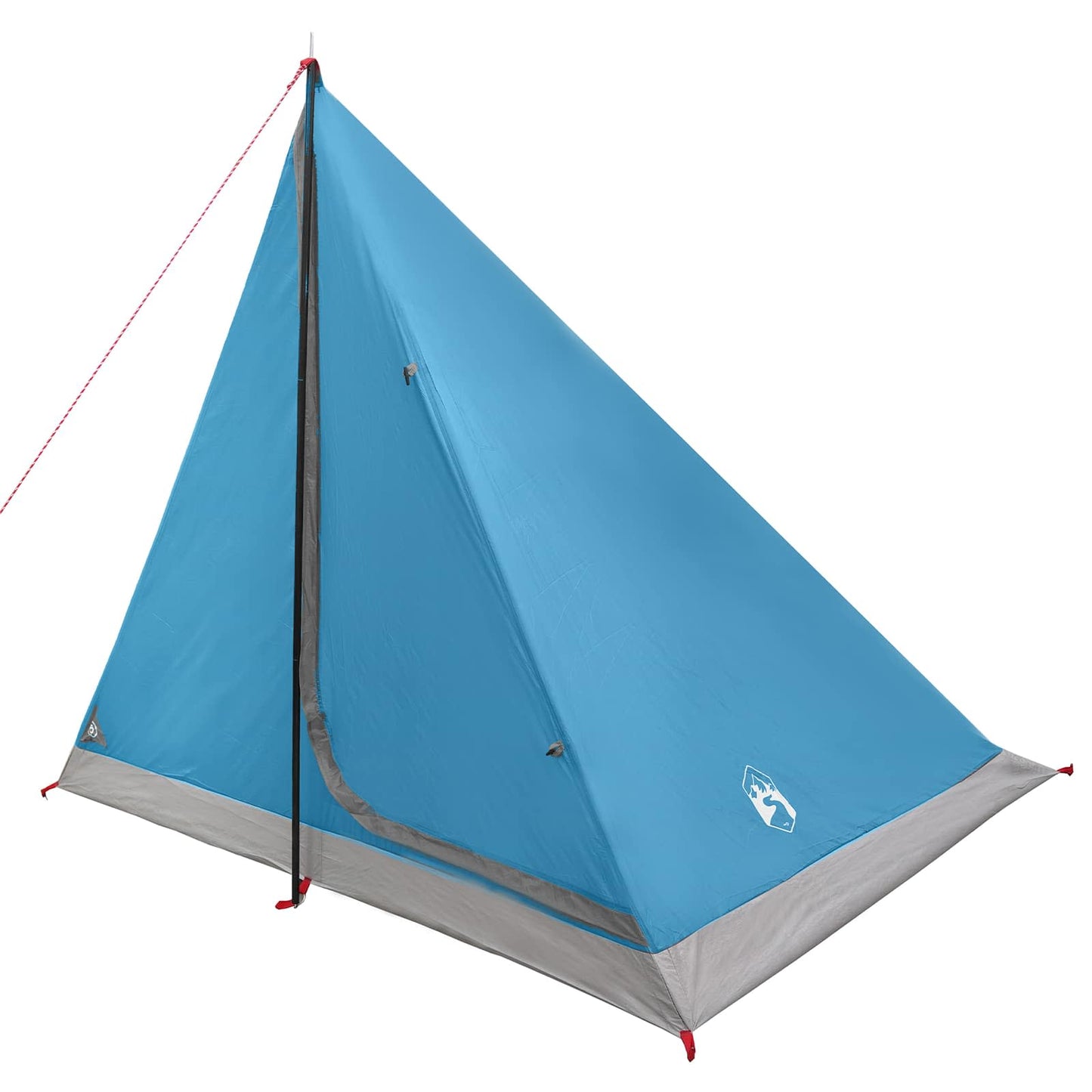 Backpacking Tent Blue 2-Person 185T Polyester with PU Coating