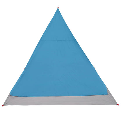 Backpacking Tent Blue 2-Person 185T Polyester with PU Coating