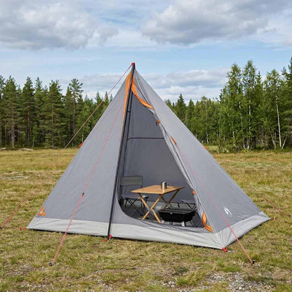 Backpacking Tent Grey and Orange 2-Person
