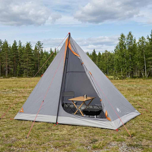 Backpacking Tent 2-Person Grey and Orange