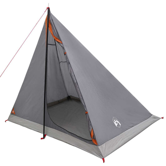 Backpacking Tent 2-Person Grey and Orange