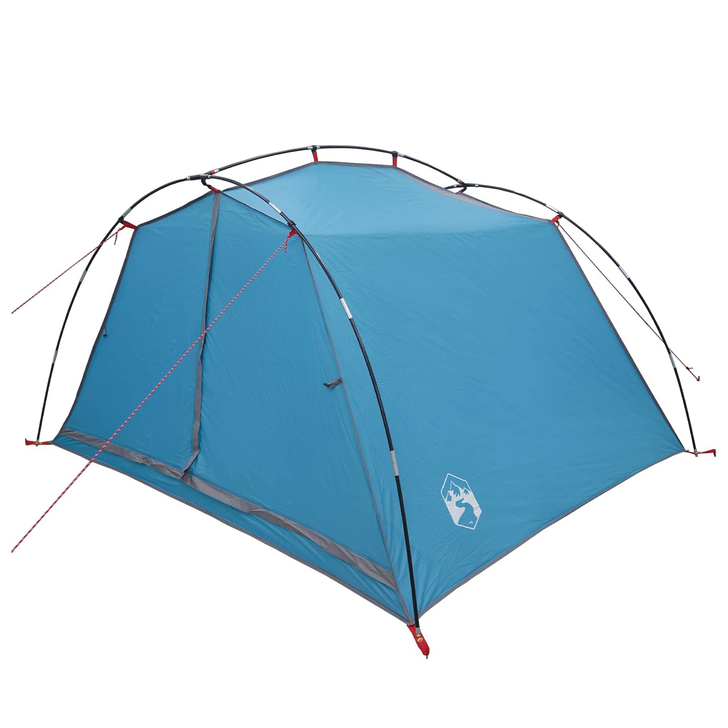 Tunnel Tent Blue 4-Person 185T Polyester with PU Coating