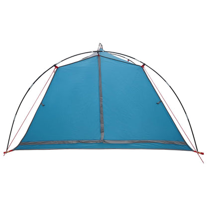 Tunnel Tent Blue 4-Person 185T Polyester with PU Coating