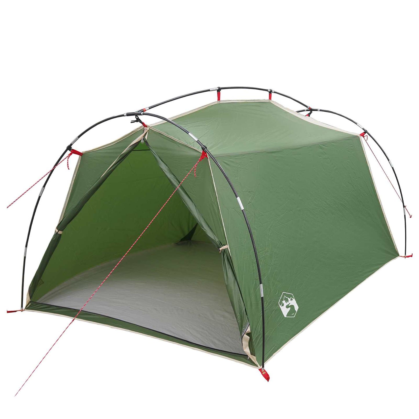 Tunnel Tent 2-Person Green 185T Polyester with PU Coating
