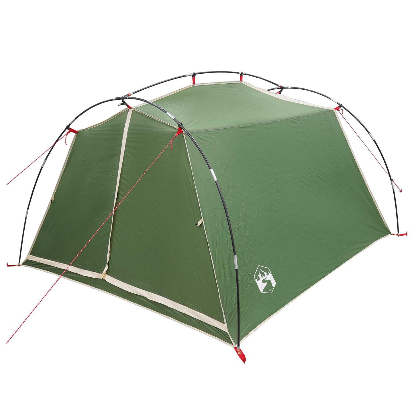 Tunnel Tent 2-Person Green 185T Polyester with PU Coating