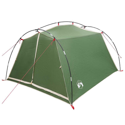 Tunnel Tent 2-Person Green 185T Polyester with PU Coating