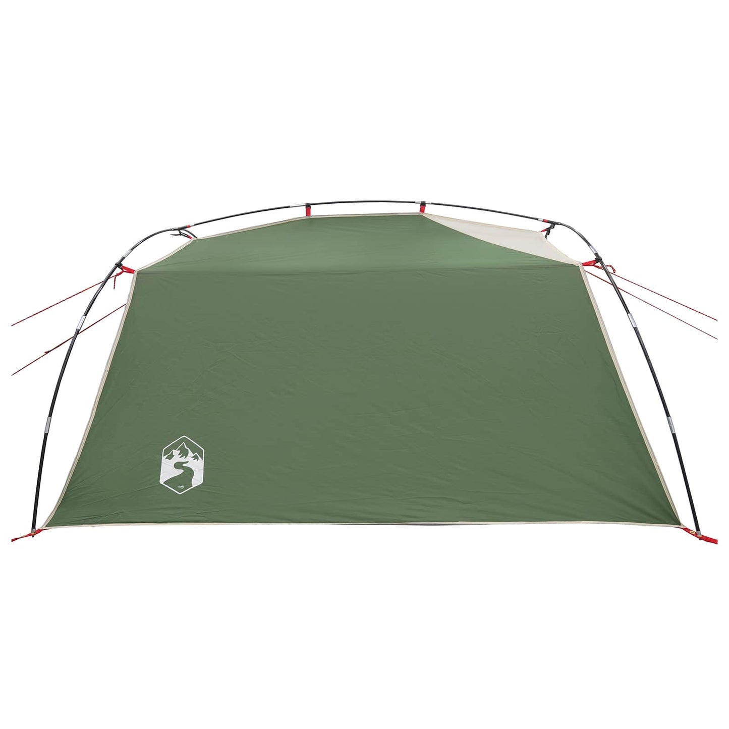 Tunnel Tent 2-Person Green 185T Polyester with PU Coating