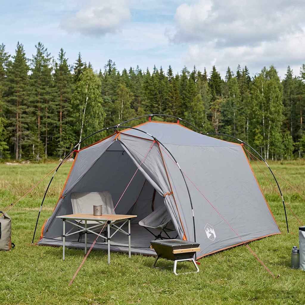 Tunnel Tent 2-Person Grey and Orange