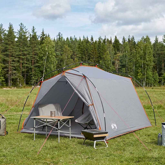 Tunnel Tent 2-Person Grey and Orange