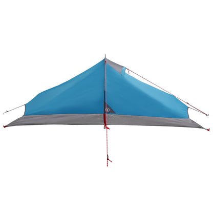 Backpacking Tent 2-Person Blue 185T Polyester with PU Coating