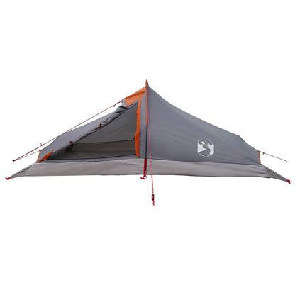 Backpacking Tent 2-Person Grey and Orange