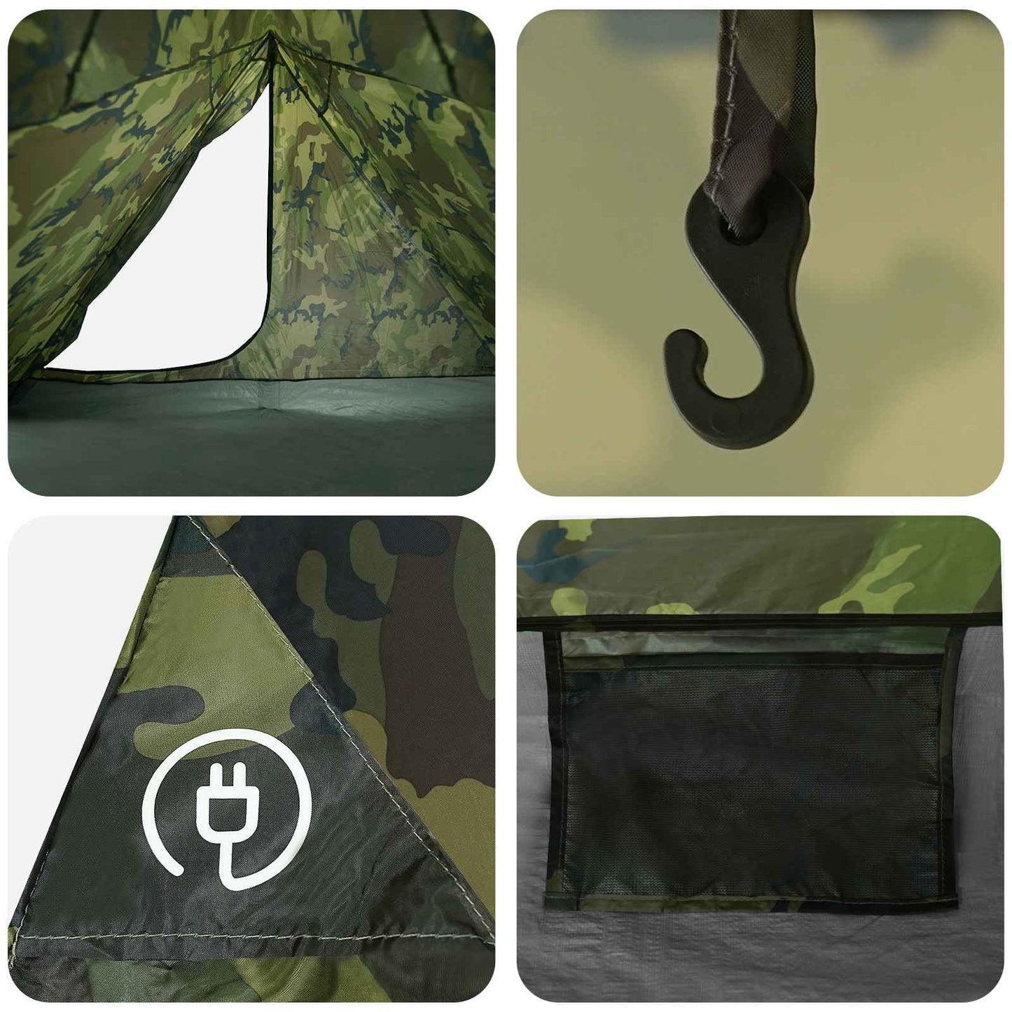 Backpacking Tent 4-Person Camouflage