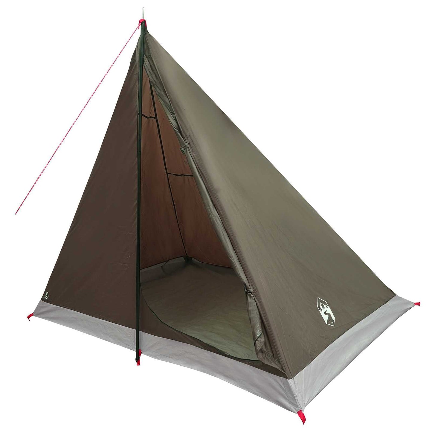 Backpacking Tent 2-Person Brown and Grey