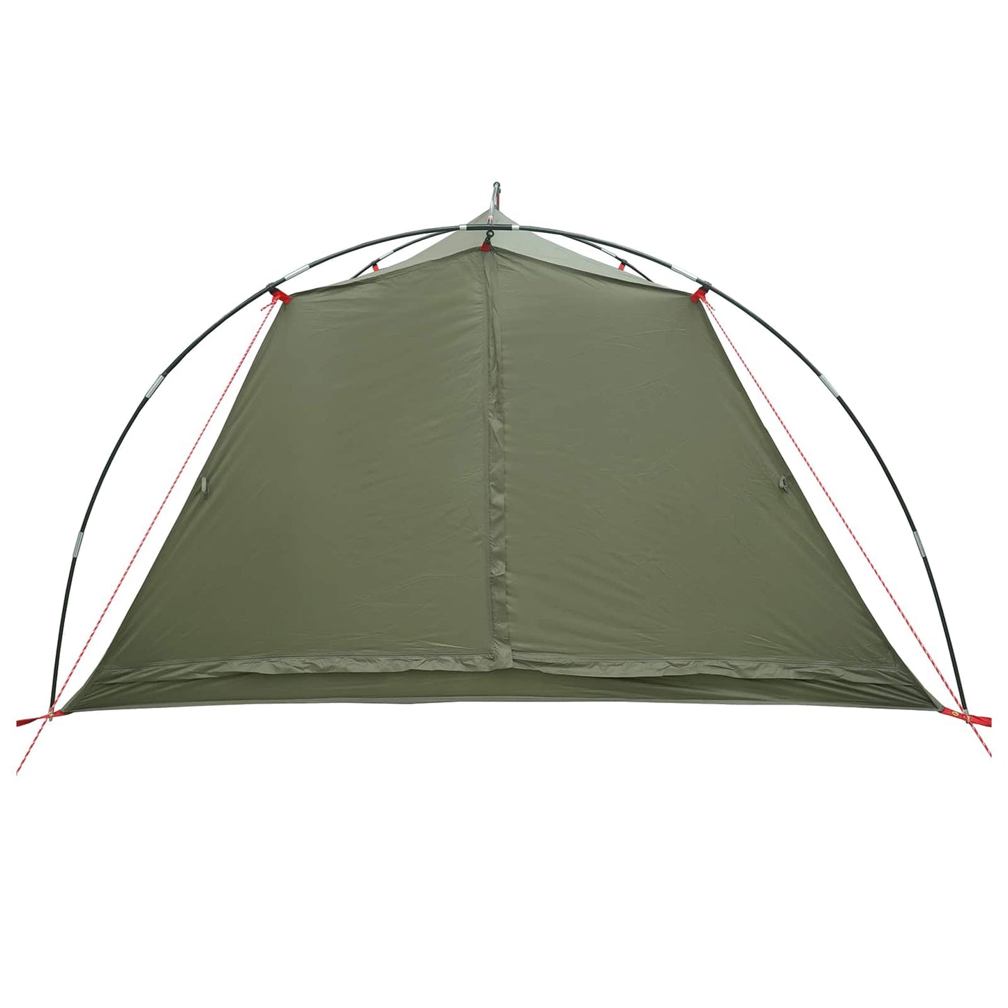 Tunnel Tent 4-Person Olive Green 185T Polyester with PU Coating