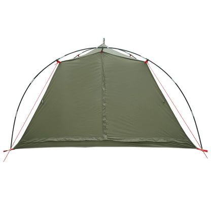 Tunnel Tent 4-Person Olive Green 185T Polyester with PU Coating