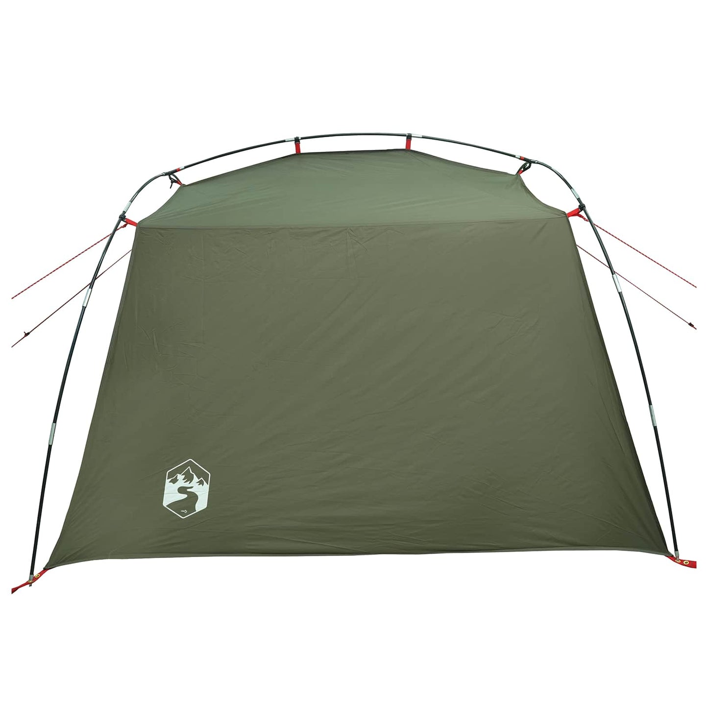 Tunnel Tent 4-Person Olive Green 185T Polyester with PU Coating