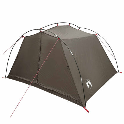 Tunnel Tent 4-Person Brown and Grey