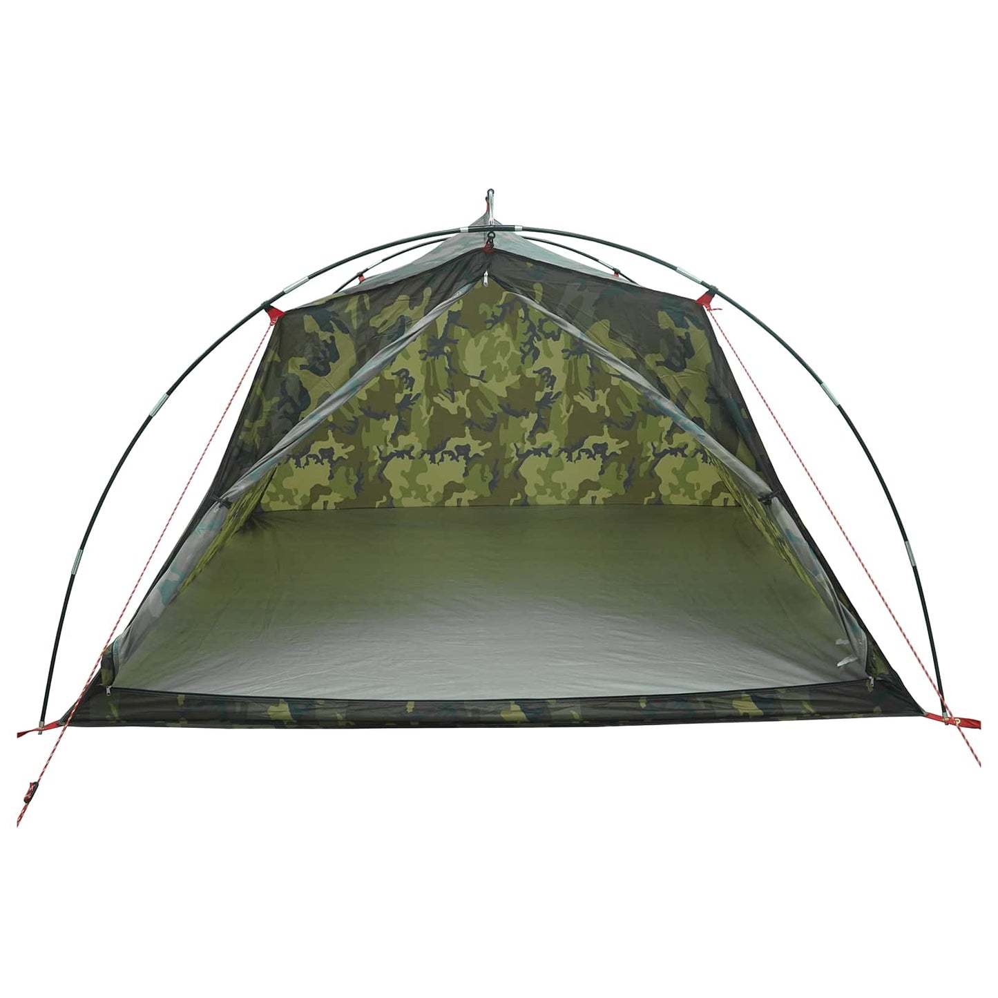 Tunnel Tent 4-Person Camouflage 185T Polyester with PU Coating