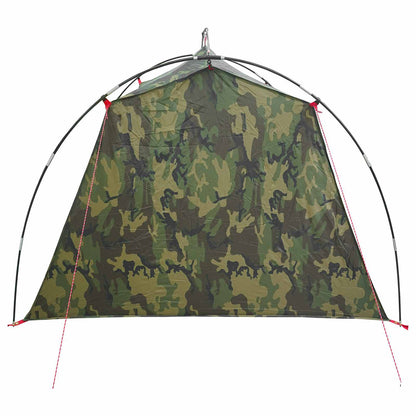 Tunnel Tent 2-Person Camouflage 185T Polyester with PU Coating