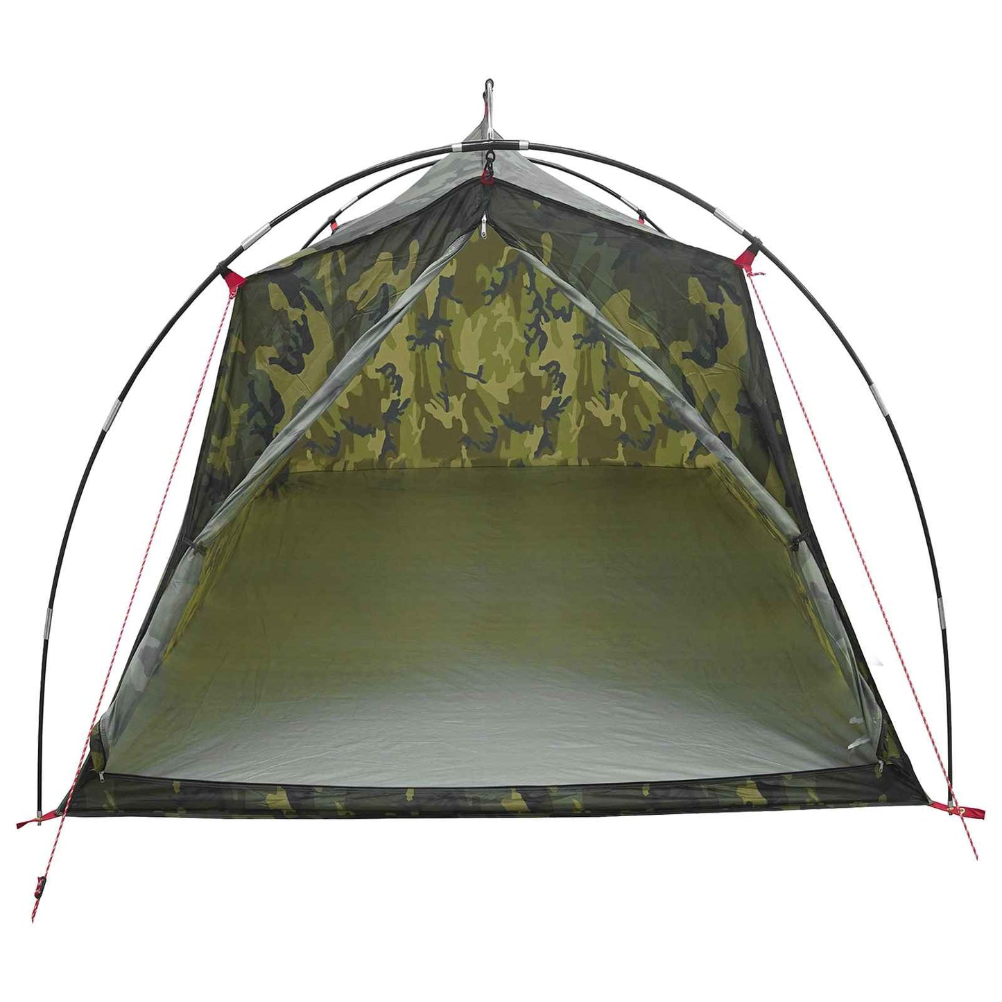 Tunnel Tent 2-Person Camouflage 185T Polyester with PU Coating