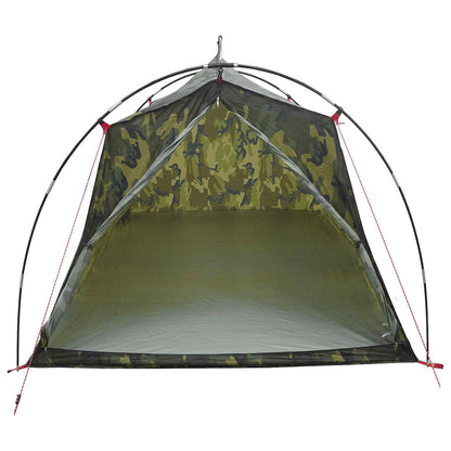 Tunnel Tent 2-Person Camouflage 185T Polyester with PU Coating
