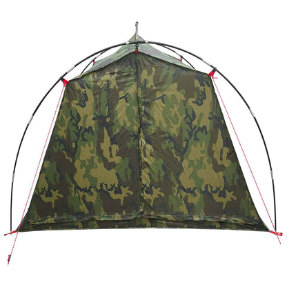 Tunnel Tent 2-Person Camouflage 185T Polyester with PU Coating