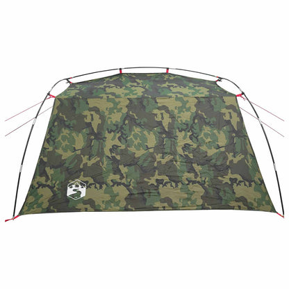 Tunnel Tent 2-Person Camouflage 185T Polyester with PU Coating