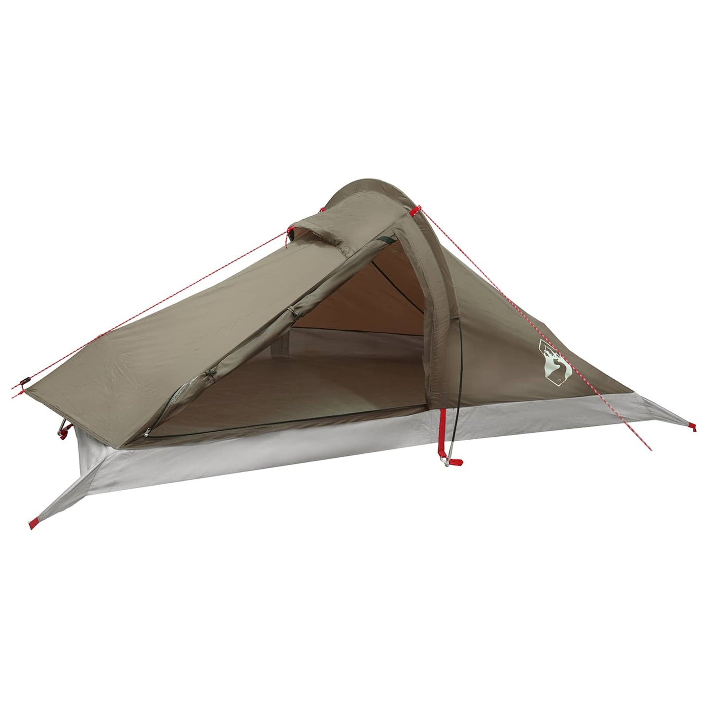 Backpacking Tent 4-Person Brown and Grey