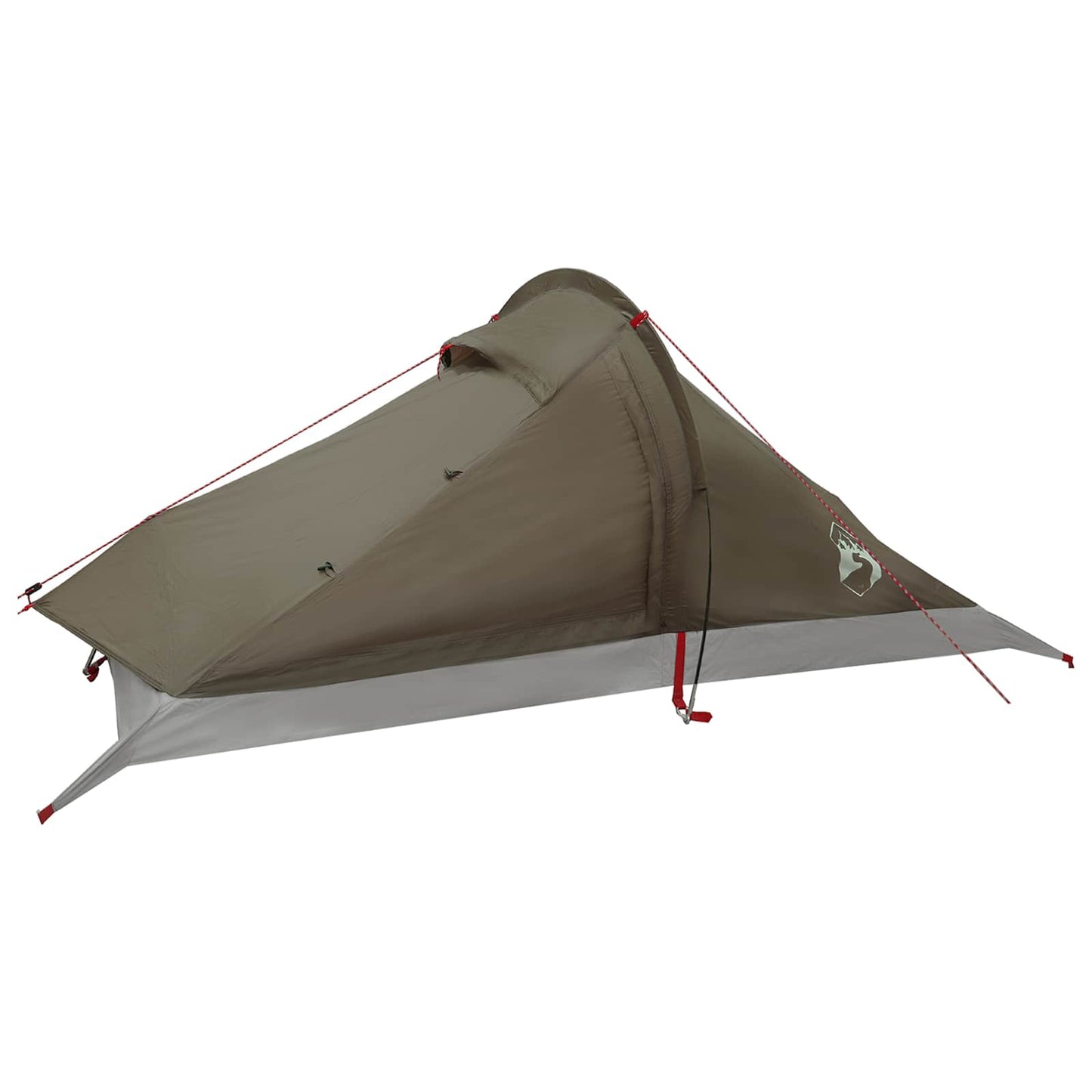 Backpacking Tent 4-Person Brown and Grey