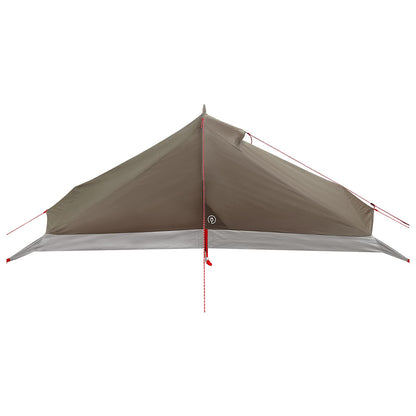 Backpacking Tent 4-Person Brown and Grey