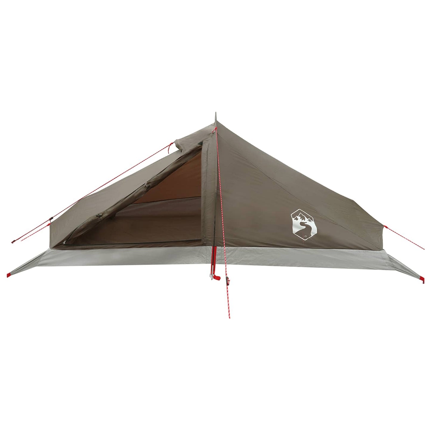 Backpacking Tent 4-Person Brown and Grey