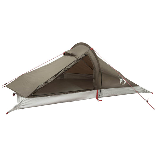 Backpacking Tent 2-Person Brown and Grey