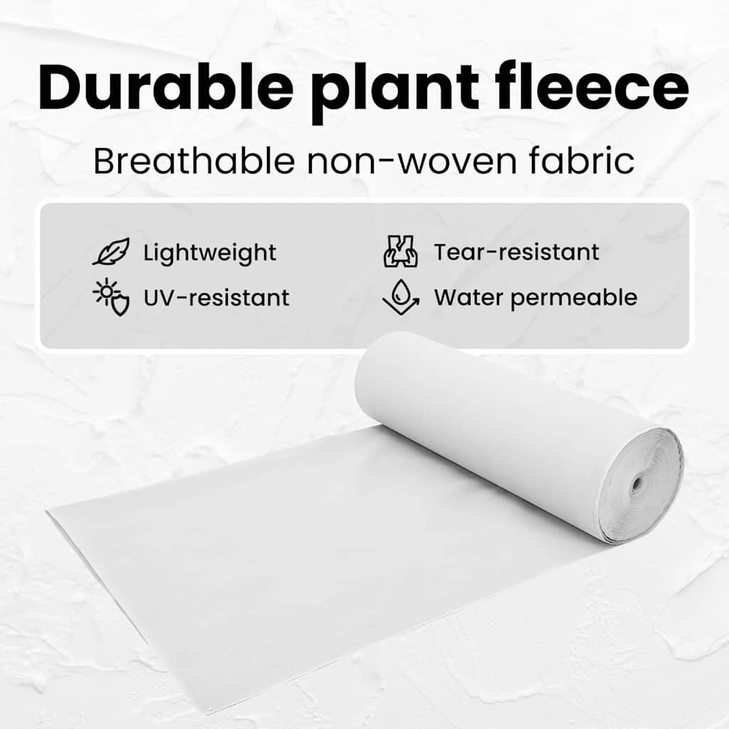 Frost Protection Plant Fleece White 20 x 1.6 m Non-woven Fabric