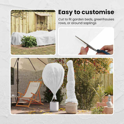 Frost Protection Plant Fleece White 50 x 3.2 m Non-woven Fabric