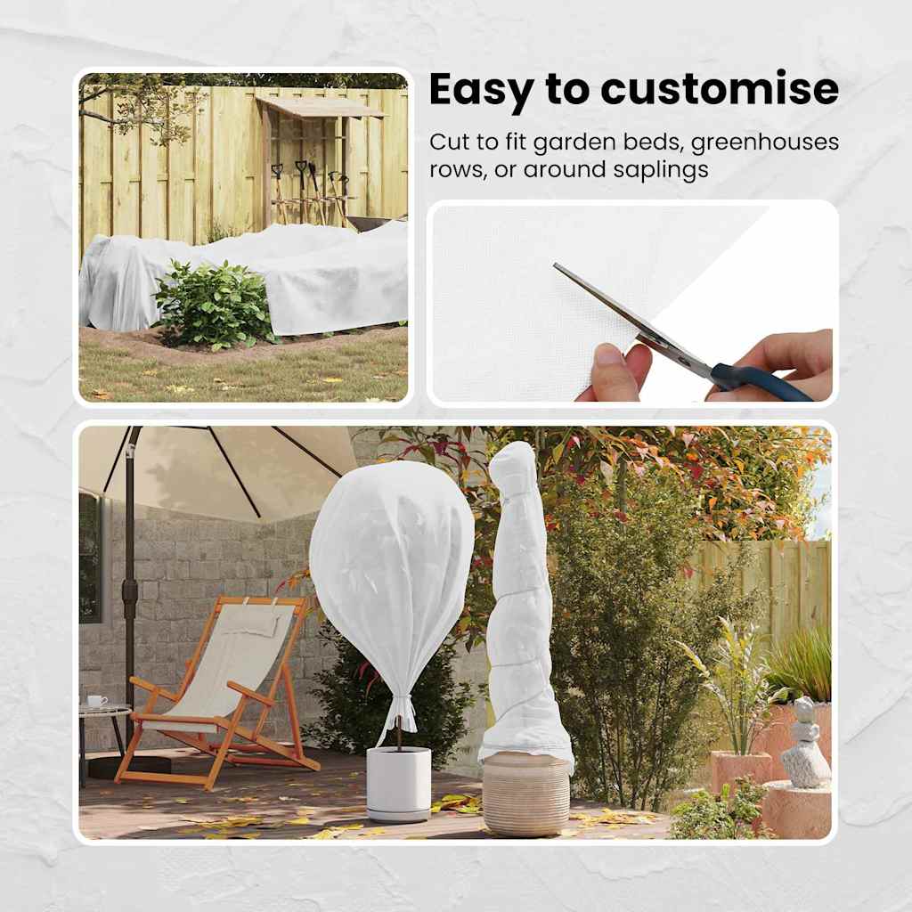 Frost Protection Plant Fleece White 20 x 3.2 m Non-woven Fabric
