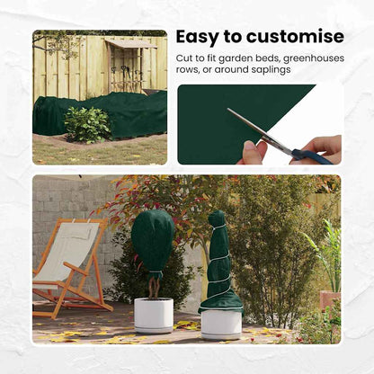 Frost Protection Plant Fleece Green 20 x 1.6 m Non-woven Fabric