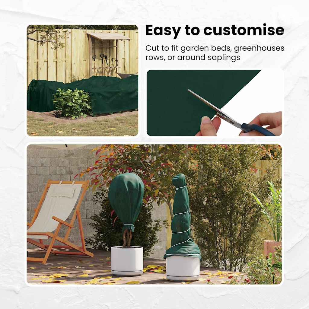 Frost Protection Plant Fleece Green 50 x 1.6 m Non-woven Fabric