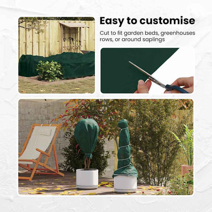 Frost Protection Plant Fleece Green 50 x 1.6 m Non-woven Fabric