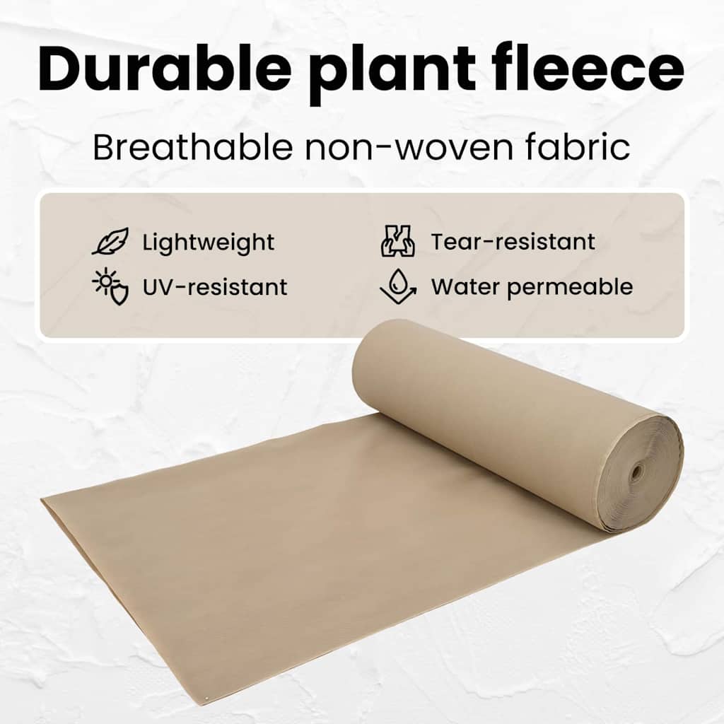 Frost Protection Plant Fleece Beige 20 x 1.6 m Non-woven Fabric