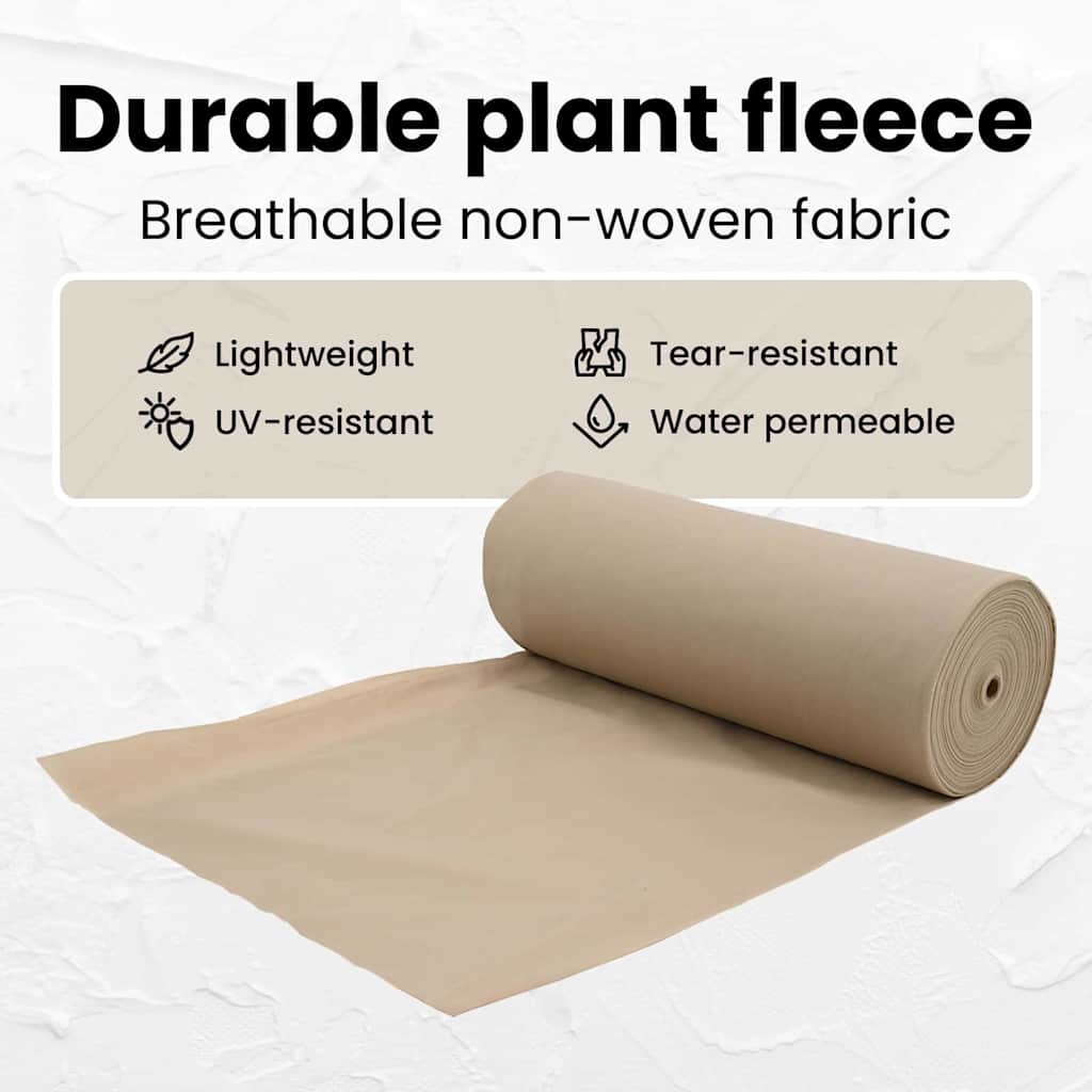 Frost Protection Plant Fleece Beige 50 x 3.2 m Non-woven Fabric